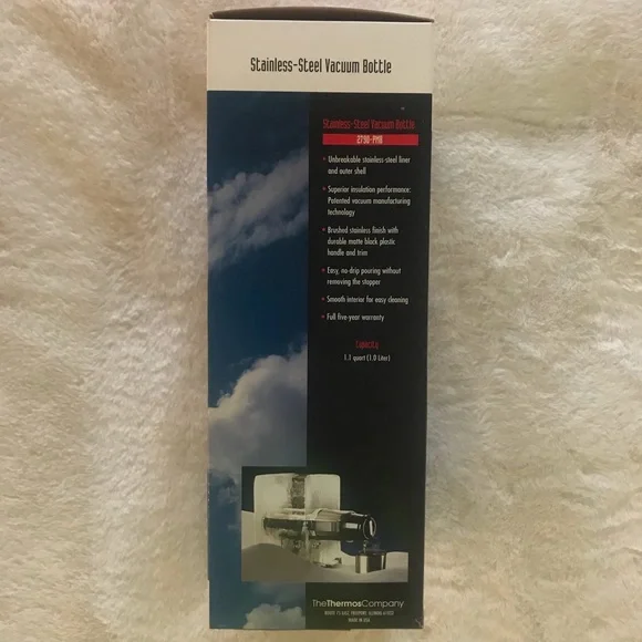 MARLBORO COUNTRY STORE THERMOS STAINLESS-STEEL VACUUM BOTTLE - Picture 4 of 9